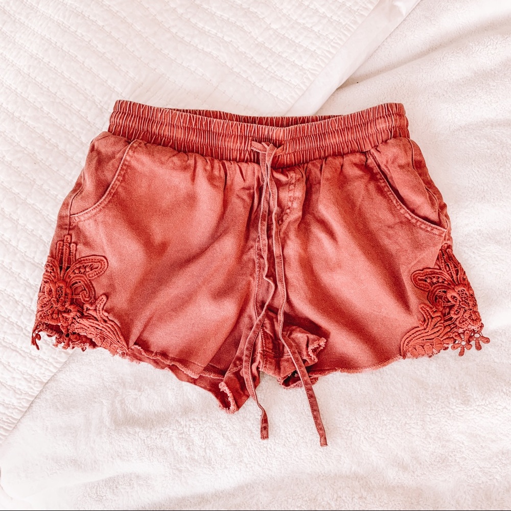 Target Red Comfy Shorts (S)